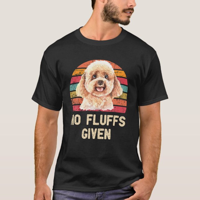 Poodle keine Flügel angesichts der lustigen Niedli T-Shirt (Vorderseite)
