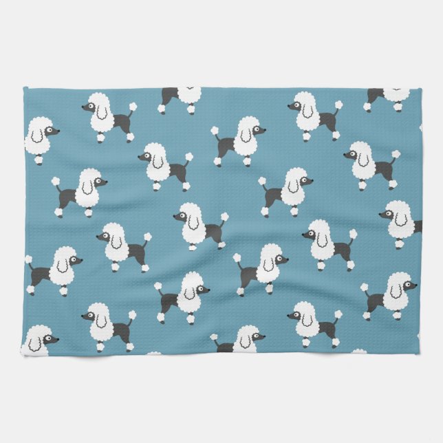 Poodle Kitchtuch Geschirrtuch (Horizontal)