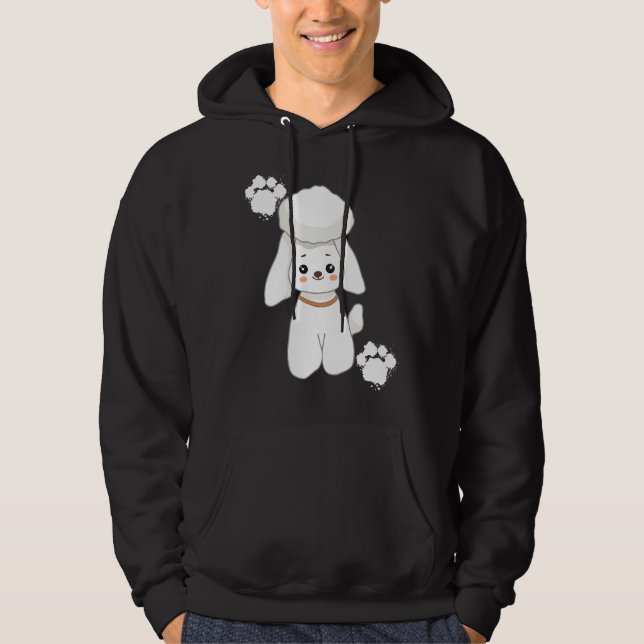 Poodle Liebe Hoodie (Vorderseite)