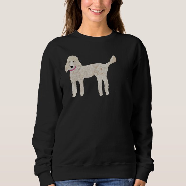 Poodle Long Sweatshirt (Vorderseite)
