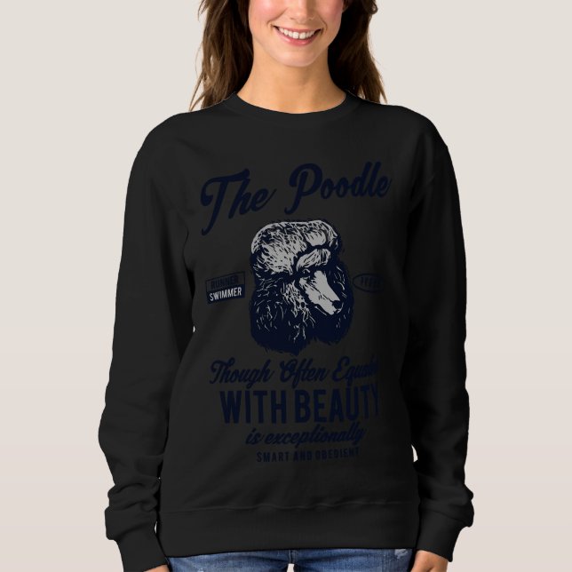 Poodle Lovers Sweatshirt (Vorderseite)