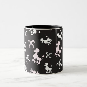 Poodle Lovers Zweifarbige Tasse