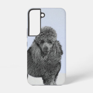 Poodle Malerei Miniaturspielzeug Schwarze Kunst Samsung Galaxy Hülle
