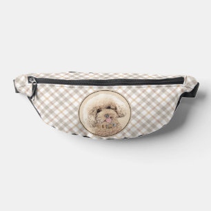 Poodle Malerei Spielzeug Apricot Creme Original Hu Bauchtasche