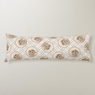 Poodle Malerei Spielzeug Apricot Creme Original Hu Seitenschläferkissen