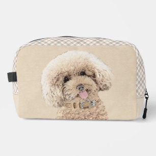 Poodle Malerei Spielzeug Apricot Creme Original Hu Waschbeutel