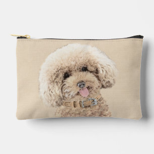 Poodle Malerei Spielzeug Apricot Creme Original Hu Zubehörtasche
