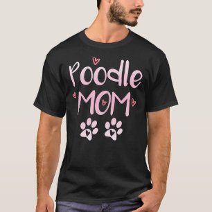 Poodle Mama Angepasst Scoop T-Shirt