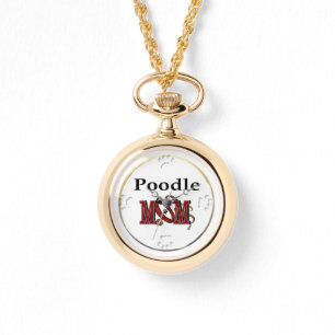 Poodle Mama Geschenke Armbanduhr