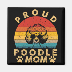 Poodle Mama gibt mir Liebe meine Hunde Mama Mama M Magnet