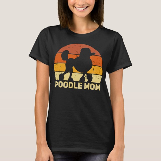 Poodle Mama Lovers Redewendungen Funny Meme  T-Shirt (Vorderseite)