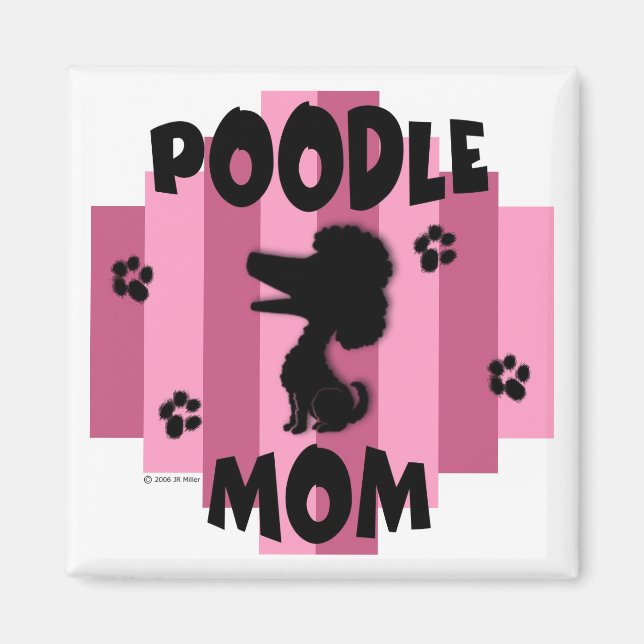 Poodle Mama Magnet (Vorne)