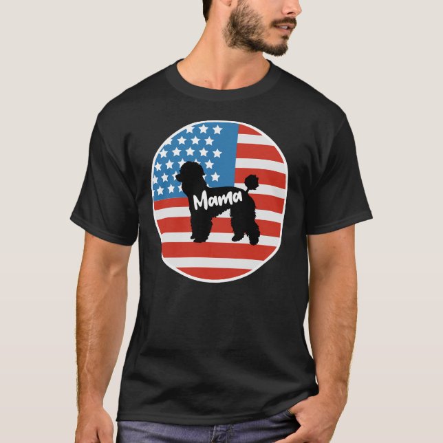 Poodle Mama T- T-Shirt (Vorderseite)