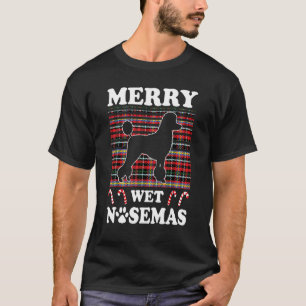 Poodle Merry Wet Nosemas Christmas Poodle Eigentüm T-Shirt