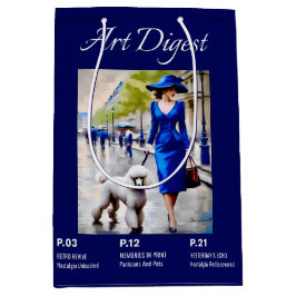 Poodle Mittlere Geschenktüte