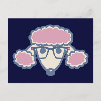 Poodle Nerd Postkarte