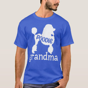 Poodle Oma spendet Niedlichen Poodle Dog Lover Bes T-Shirt
