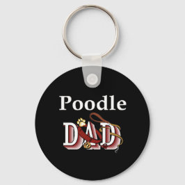 Poodle Papa Schlüsselanhänger