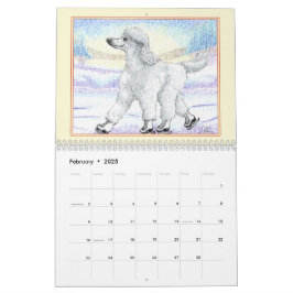 Poodle Parade - Ein Bild im Monat Kalender