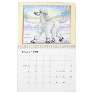 Poodle Parade - Ein Bild im Monat Kalender