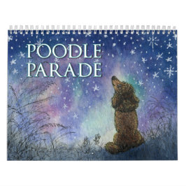 Poodle Parade - Ein Bild im Monat Kalender