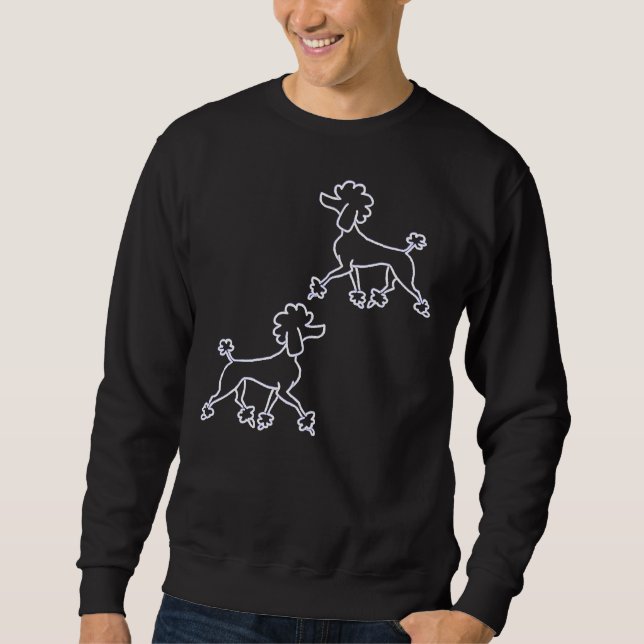 Poodle Parade Sweatshirt (Vorderseite)