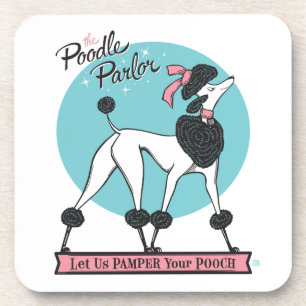 Poodle Parlor Getränkeuntersetzer