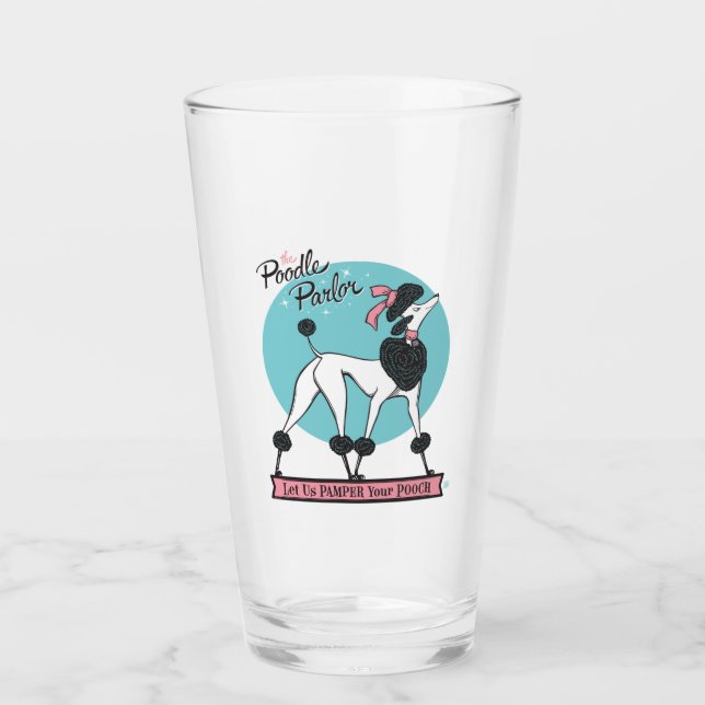 Poodle Parlor Glas (Vorderseite)