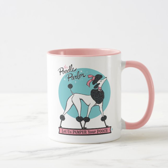 Poodle Parlor Tasse (Rechts)