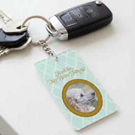 Poodle Photo Keychain – Forever My Best Friend Schlüsselanhänger