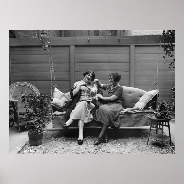 Poodle Playtime, 20er Poster (Vorne)