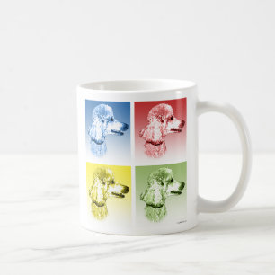 Poodle Pop Art Kaffeetasse