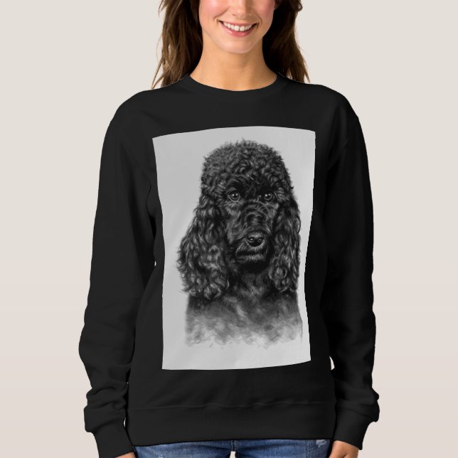 Poodle Portrait Sweatshirt (Vorderseite)