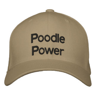Poodle-Power bestickter Hut