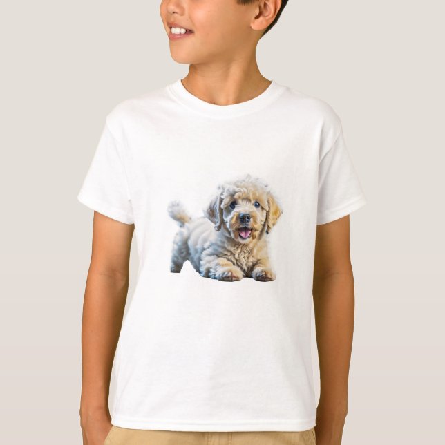 Poodle Puppu T-Shirt (Vorderseite)