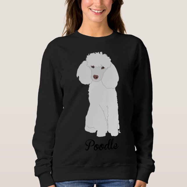 Poodle Puppy Sweatshirt (Vorderseite)