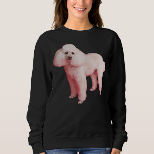 Poodle Puppy unschuldig Tickling Tickles Dock Pict Sweatshirt