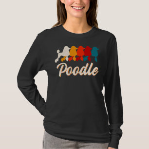 Poodle Retro Poodle Dog Lover T-Shirt