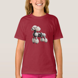Poodle Robot Kid's T - Shirt