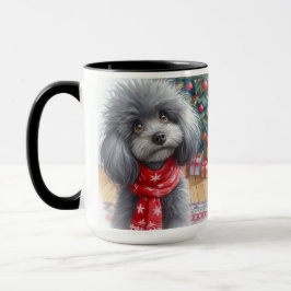 Poodle Santa I kann Weihnachten Kaffee Tasse erklä