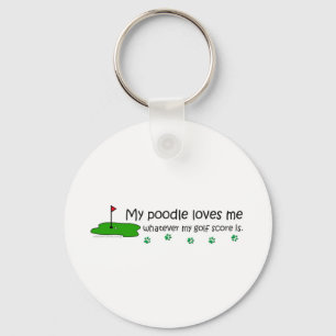 Poodle Schlüsselanhänger