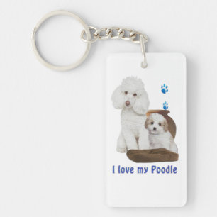 Poodle Schlüsselanhänger