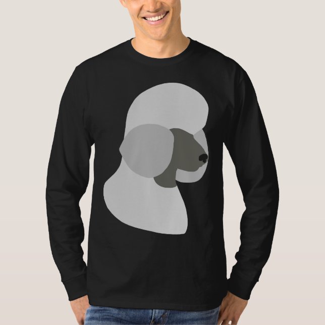 Poodle Silhouette T-Shirt (Vorderseite)