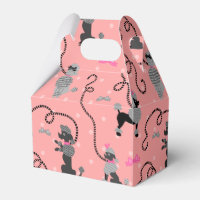 Poodle Skirt Retro Pink and Black 50s Pattern