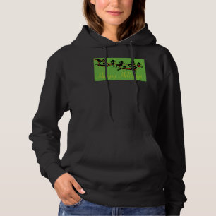 Poodle Sleigh Hoodie