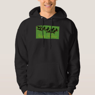 Poodle Sleigh Hoodie