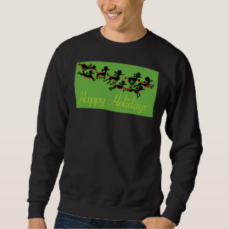 Poodle Sleigh Sweatshirt