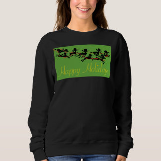 Poodle Sleigh Sweatshirt