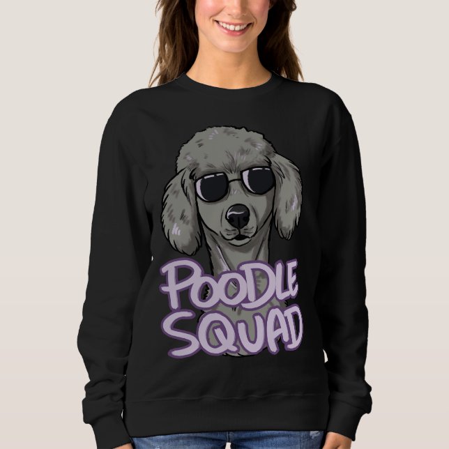 Poodle Squad Silver Sweatshirt (Vorderseite)