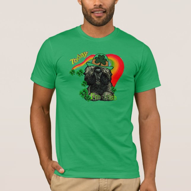 Poodle St Patricks Day T-Shirt (Vorderseite)